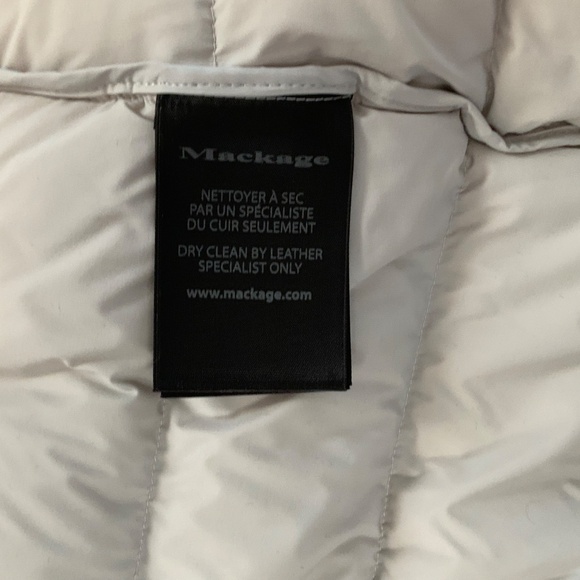 Mackage light grey puffer NWOT - Picture 7 of 7